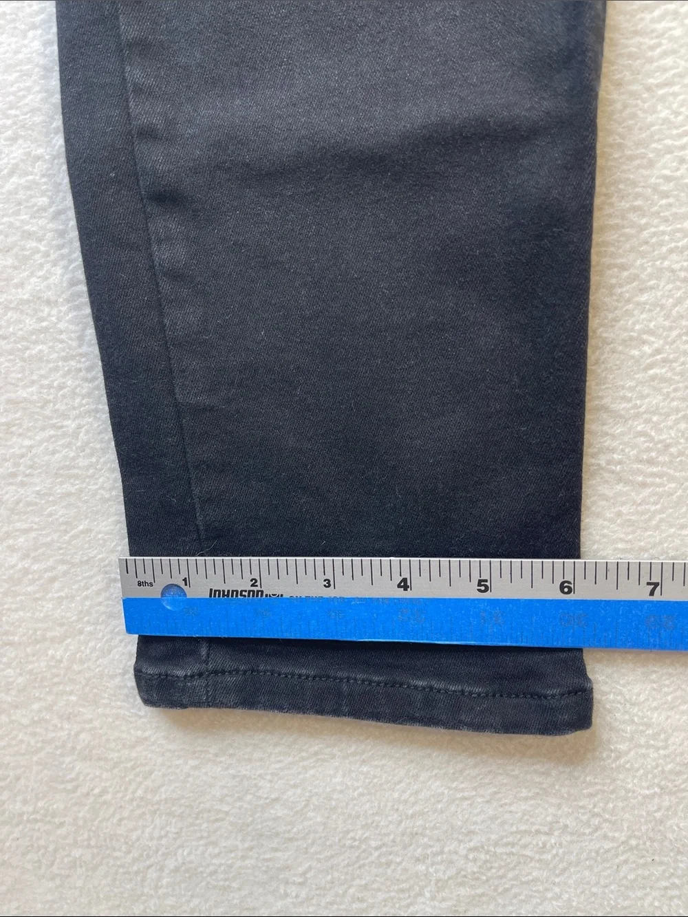 7 For All Mankind GIRLS SIZE 10  Black Straight-Leg Jeans